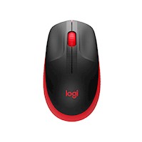 Mouse Logitech Inalambrico M190 Negro -Rojo