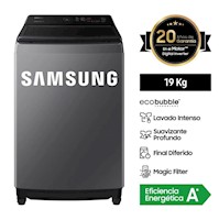 Lavadora Samsung EcoBubble 19KG WA19CG6441BDPE - Gris