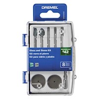 Micro Kit de 8 Accesorios Vidrio y Piedra Dremel 735-01