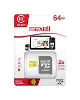 Memoria Maxell Micro SDXC 32GB con adaptador SD MCSD-64CL10