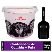 Contenedor de Comida Royal Canin Perros Hasta 2 kg + Pala