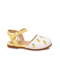 Sandalia D'Orsay Casual MADIS-2607 Blanco/Amarillo Piazza Kids