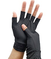 GUANTES PARA ARTRITIS DE COMPRESIÓN CON IMANES SUMAQ NEGRO UNICO