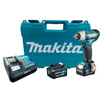 Makita Llave de Impacto 1/2" 12V 145 Nm 2 x 4.0 Ah TW141DSME