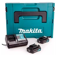 Makita Makpac 2 Baterias 2.0 Ah 12v CXT + Cargador Rapido