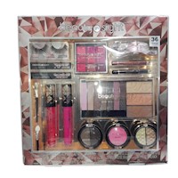 Set 36pza Maquillaje Sombra Rubor Brillo Labial Delineador Beauty in Sight