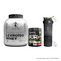 Proteína Aislada LevroIso Whey 2 kg. + Shaaboom Pump 385 gr.