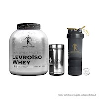 Proteína Aislada LevroIso Whey 2 kg. + Creatina 500 gr. + Shaker 450 ml.