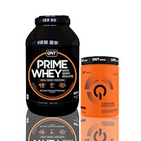 Pack Proteína Prime Whey QNT 4.4 Lb + Creatina 300 Gr
