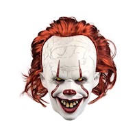 Máscara IT Pennywise Terrorífico Payaso Diabólico para Halloween y Cosplay