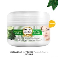 MASCARILLA FACIAL DE PEPINO Y YOGURT