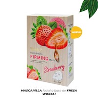 MASCARILLA FACIAL DE FRESA WOKALI