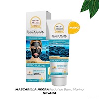 Mascarilla Negra Facial de Barro Marino