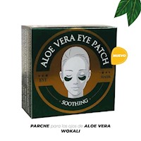 MASCARILLAS PARA OJOS DE ALOE VERA X 60 UNID.  WOKALI