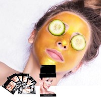 Pack x 5 Mascarillas facial para puntos negros dorada