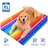 Mat con Gel de Enfriamiento Pet Cool Refrigerante 96X80 CM XL Multicolor GZ9