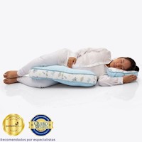 Doble Almohada de Lactancia y Maternidad Celeste Espacial - Maternelle