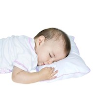 Almohadita antialergica para bebé  rosada