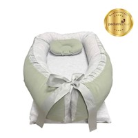 Cuna Colecho Grande  Verde Apego, versátil, lactancia, reversible