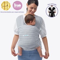 Fular Porta bebé Ergonómico Prearmado Melange Unisex - Maternelle