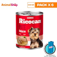 Ricocan Pate Babycan Cachorro Lta 330Gr X6 Un