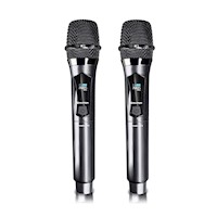 Maxtron - Micrófono Leader RX MX7218RX Wireless Karaoke (Pack x2)