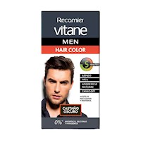 Tinte Castaño Oscuro para Hombre Vitane Men