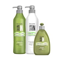 Salon In Keratin Ultra Force Shampoo con Acondicionador y CPP Sin Sal