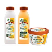 Garnier Hair Food Rutina Reparadora Coco SH AC Y Mascarilla