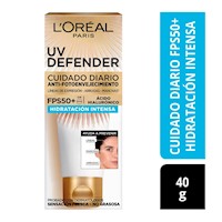 Crema Facial UV Defender Hidratación Intensa Loreal Normal a Seca