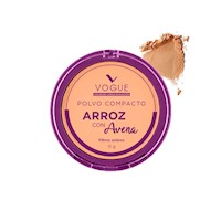 Polvo Compacto de Arroz Vogue Tono Almendra