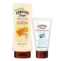 HAWAIIAN TROPIC SENSE SKIN FACIAL FPS50 + SHER TOUCH FPS50