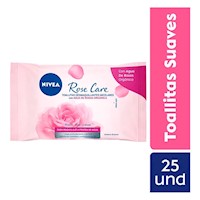 Toallitas Desmaquillantes Micelares Nivea Rose Care 25un.