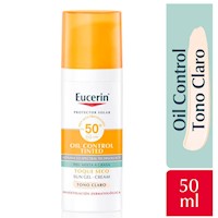 Eucerin Sun Facial Oil Control Tono Claro 50ml