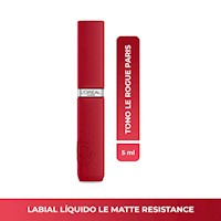 Labial Líquido Infallible Le Matte: Le Rouge Paris 420 L´Oreal Paris