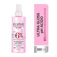 Tratamiento con Enjuague Elvive Ultra Gloss Ph Ácido 200ml