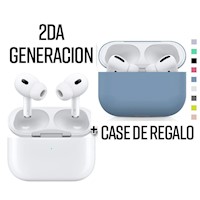 Audifonos tipo Air pods pro 2da Generacion con Estuche Case de Silicona