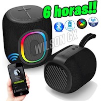 Parlante Bluetooth Recargable RGB X-BASS IPX6 Porta Lidimi USB FM BT