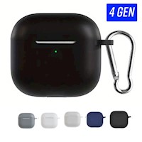 Case Silicona Para Airpods 4 Gen Pods con llavero