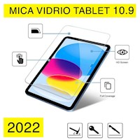 Mica vidrio templado para ipad 10 del 2022 tablet de 10.9