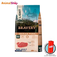 Comida Light De Perro Adulto Bravery Pequeña Cerdo 7 Kg