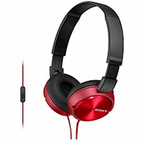 Audífonos Sony head ban no bt MDRZX310APRZUC - rojo