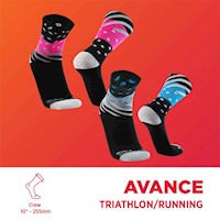 Medias de compresion deportiva medias running  2-Pack | AVANCE