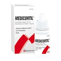 Medicortil 10 mg + 1 mg Solución Oftálmica
