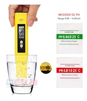 Medidor de PH Digital - Potenciómetro - Phmetro Amarillo