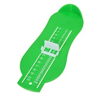 Medidor De Pie Ajustable Para Talla Calzado De Niños - Verde