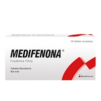 Medifenona 150 mg Tabletas Recubiertas