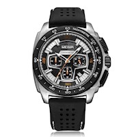 Reloj Megir Hombre Deportivo Negro MEG-65
