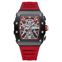 Reloj Megir Hombre Esqueletico Marrón MEG-71