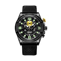 Reloj Megir Hombre Deportivo Negro MEG-84